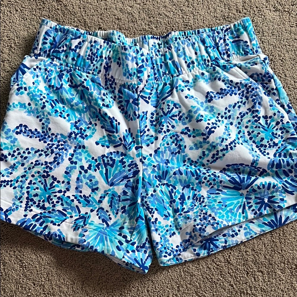 Lilly Pulitzer Blue and White Shorts
